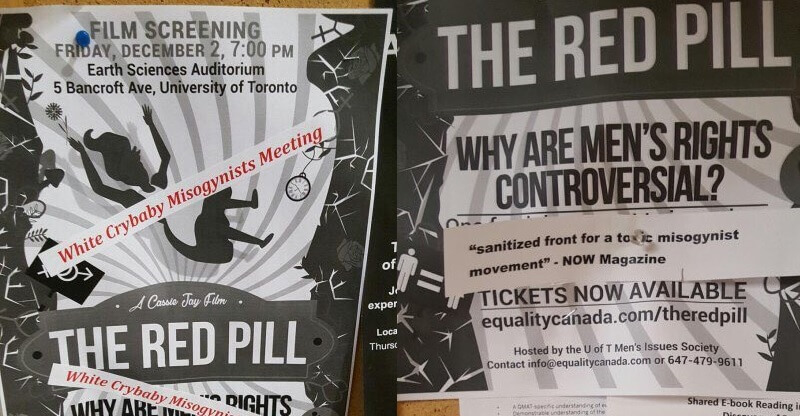 Feministiske aktivister bekæmper dokumentarfilmen The Red Pill i Australien og Canada. Billede: Cassie Jaye/Twitter.